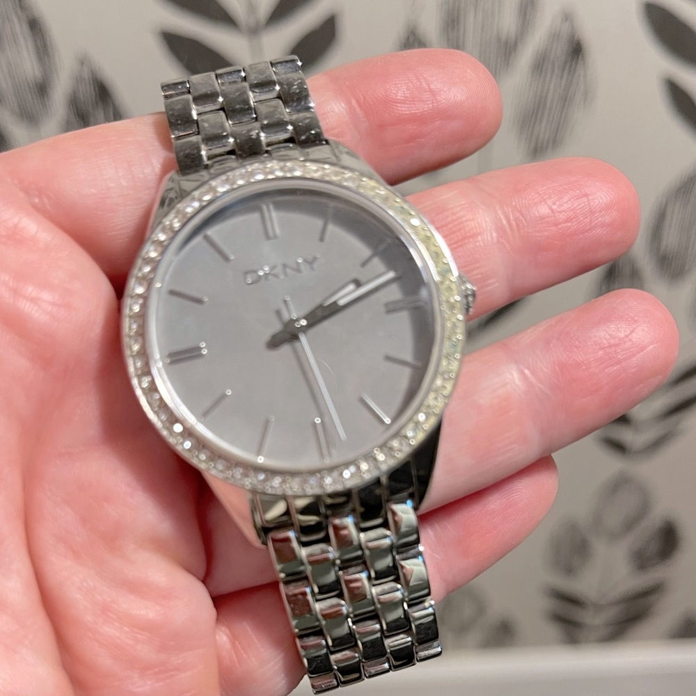DKNY women’s silver watch